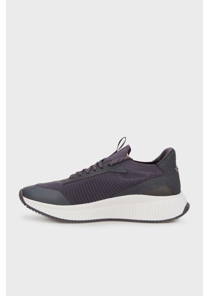 Logolu Örme Detaylı Kılçık Tabanlı Sneaker Ayakkabı Erkek Ayakkabı 50498904 020
