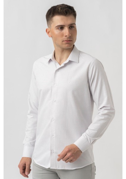 Affoltern Am Albis G16252 Regular Fit Armürlü Pamuklu Gömlek Laci