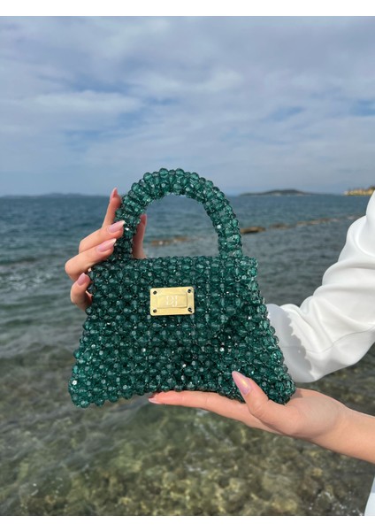 Xdearjulia Amor Crystal Bag Özel Üretim %100 El Işçiliğiyle Hazırlanmış Kadın Şık Party Çanta