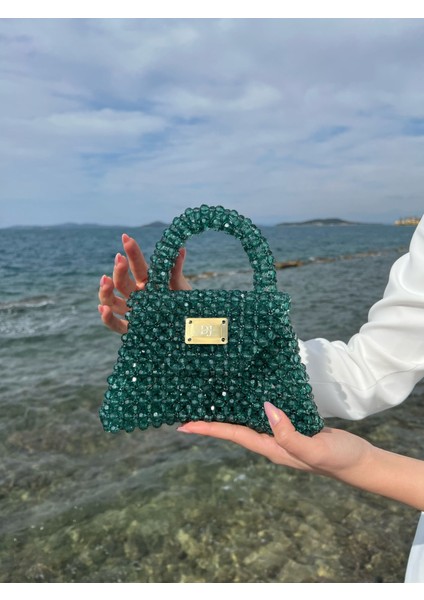 Xdearjulia Amor Crystal Bag Özel Üretim %100 El Işçiliğiyle Hazırlanmış Kadın Şık Party Çanta