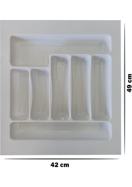 Görseç 2li Set 42X49 Düzenleyici Raf 42*49 Beyaz Kepçelik , Kaşıklık (36X40 A Kesilebilir) Organizer Çeyiz fiyatları