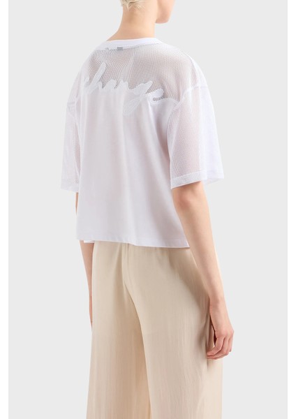 Pamuklu Relaxed Fit Bisiklet Yaka T Shirt Bayan T Shirt 3DYT34 YJ3RZ 1000 fiyatları