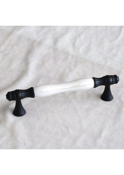 Gerçek Sedef Kulp Siyah 128 mm Mobilya Kulpları Kulp Çekmece Dolap Mutfak Dolabı Kapak Kulbu