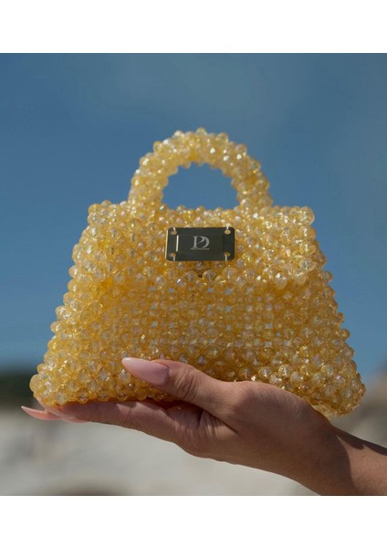 Xdearjulia Amor Crystal Bag Özel Üretim %100 El Işçiliğiyle Hazırlanmış Kadın Şık Party Çanta