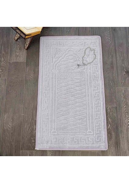 Diz Ağrıtmayan Kadife Kabartma Kaymaz Taban Emboss Seccade 13256