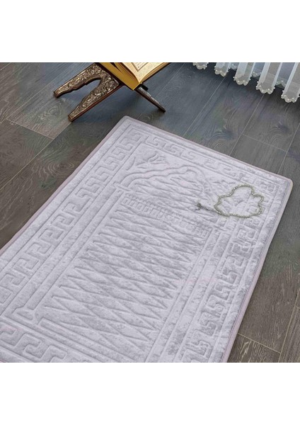 Diz Ağrıtmayan Kadife Kabartma Kaymaz Taban Emboss Seccade 13256 fiyatları