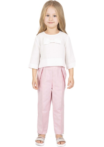 Kız Çocuk Kurdeleli Bluz