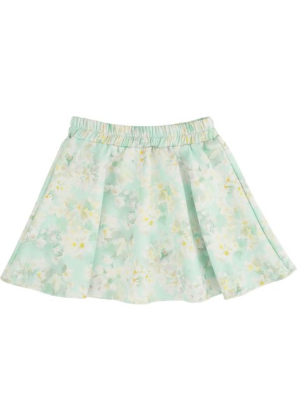 Kız Çocuk Desenli Etek modelleri