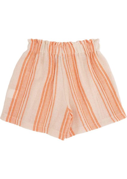 Kız Çocuk Çizgili Şort modelleri