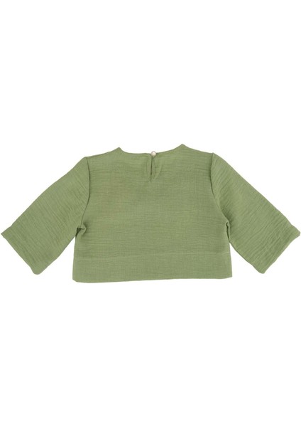 Kız Çocuk Kurdeleli Bluz modelleri