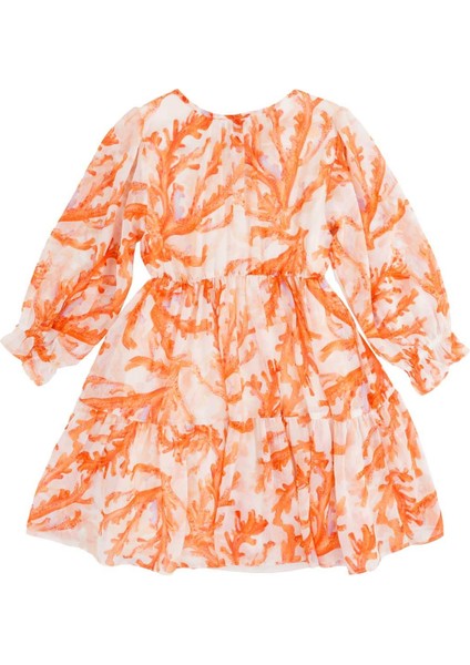 Kız Çocuk Desenli Elbise modelleri