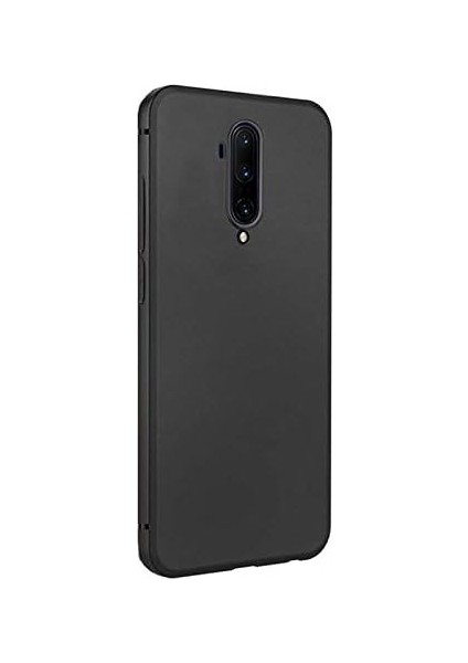 Oneplus 7t Pro Elektrocase Serisi Kamera Korumalı Silikon Kılıf - Siyah
