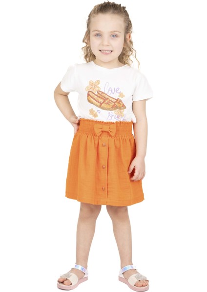 Kız Çocuk Baskılı Bluz