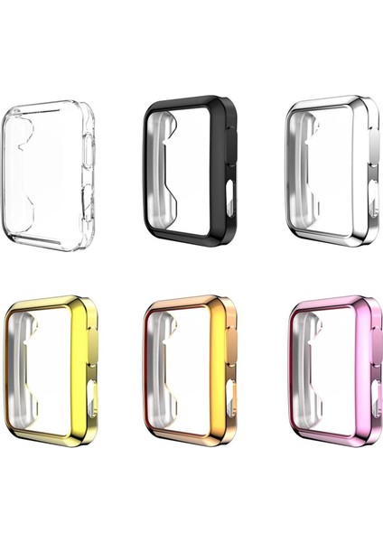 Huawei AL3173 Siyah Watch D Önü Kapalı Silikon Kılıf