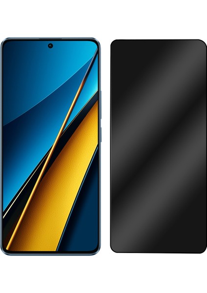 Xiaomi Poco X6 Pro/redmi K70E Privacy Gizlilik Filtreli Tam Kaplayan Tempered CAM-AL3125