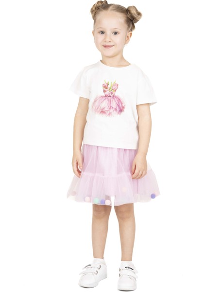 Kız Çocuk Baskılı Bluz