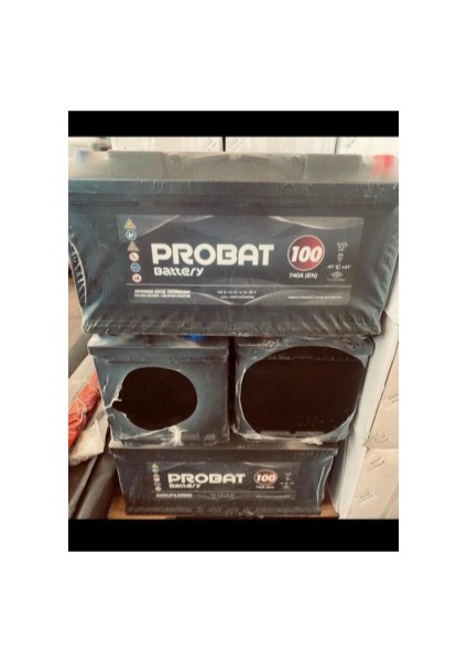 12 V 100 Amper Alçak Probat Akü . Yeni Üretim.