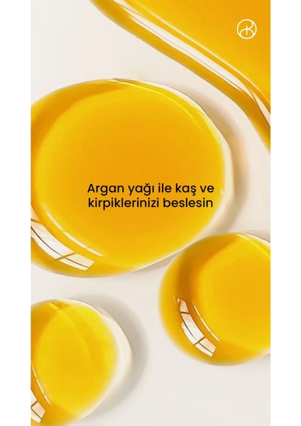 Argan Yağı Içerikli Besleyici Uzatıcı Güçlendirici Etkili Kaş Ve Kirpik Serumu 5ml