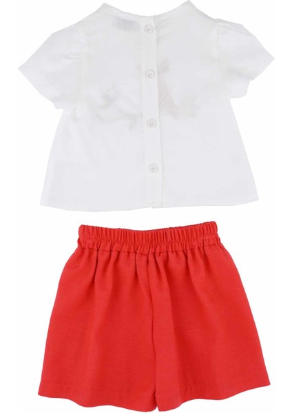 Kız Bebek Kuş Baskılı Şortlu Takım fiyatları