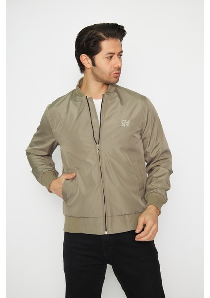 Erkek Soluk Bej Kolları Lastikli Yazlık Mont Ceket fiyatları
