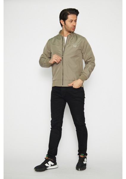 Erkek Soluk Bej Kolları Lastikli Yazlık Mont Ceket fırsatları