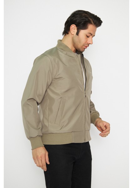 Erkek Soluk Bej Kolları Lastikli Yazlık Mont Ceket indirimleri
