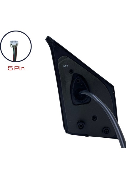 Dış Dikiz Aynası Citroen C1 2014-2016 Elektrikli, Isıtmalı, Manuel Katlanır, Astarlı Kapak, 5 Pin indirimleri