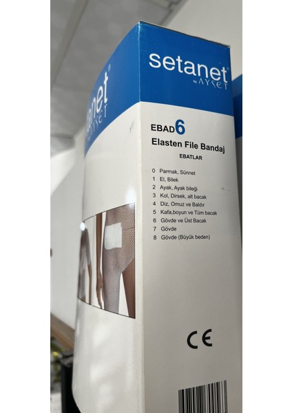 Setanet File Bandaj No:6 (Gövde ve Üst Bacak) 25 Metre fiyatları