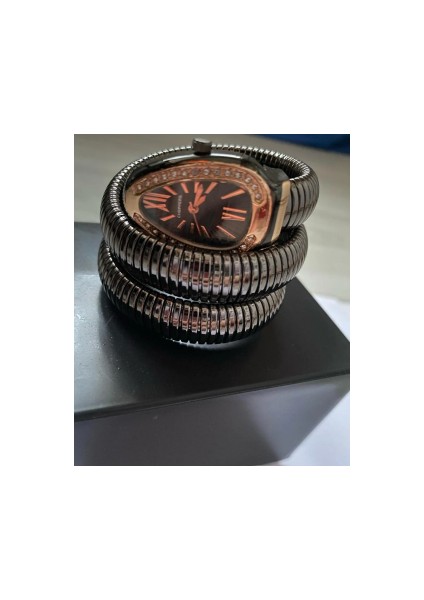 Kadın Siyah Yılanlı Saat fiyatları