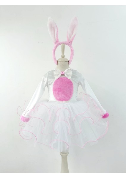 Tavşan Kız Çocuk Hayvan Kostümü