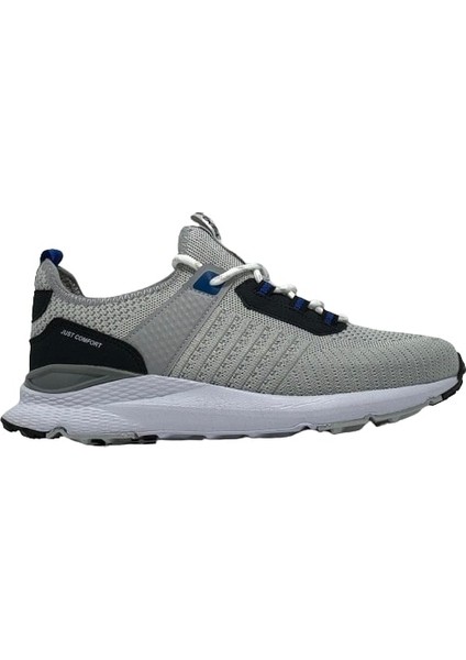 M-24119 A.gri Fileli Günlük Erkek Sneaker Ayakkabı