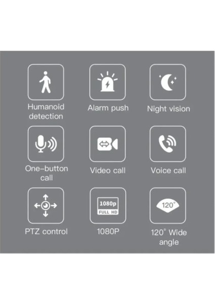 LCD Ekranlı Görüntülü Konuşma Uzaktan Izleme Bebek Odası Kamerası Akıllı 1080P Ip Güvenlik Kamera