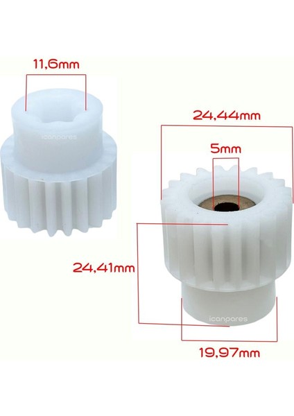 Arzum Uyumlu AR133 Mundo Duble Doğrayıcı Blender Çıkış Dişlisi fiyatları