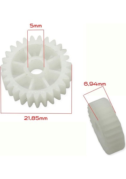 King Uyumlu P 957T Blendmasterpro Blender Hazne Kapağı Küçük Mil Dişlisi - Model 1 - Ölçülere Dikkat