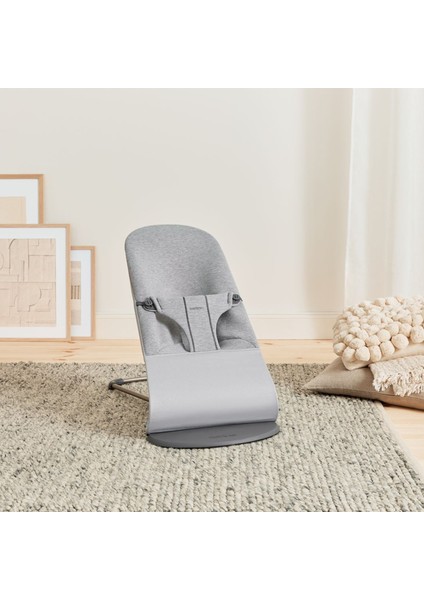 Babybjörn Balance Bliss Ana Kucağı Cotton 3D Jersey Soft Oyuncaklı / Light Grey & Kanguru Harmony 3D Mesh / Silver