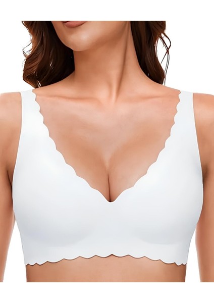 Carla Ithal Lazer Kesim Dikişsiz Çıkarılabilir Padli Destekli Rahat Sütyen/bralet -82