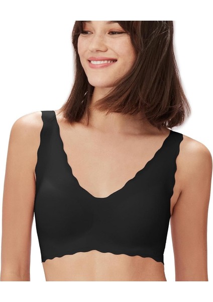 Carla Ithal Lazer Kesim Dikişsiz Çıkarılabilir Padli Destekli Rahat Sütyen/bralet -82