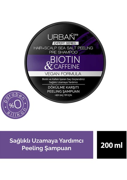 Urban Care Expert Biotin & Kafein Peeling Şampuan ve Sprey Tonik