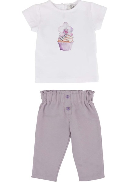 Kız Bebek Pantolon Takım