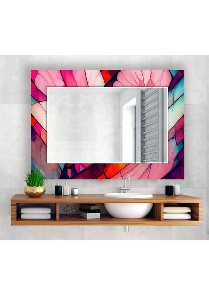 Lekeli Temperli Cam Duvar Aynası