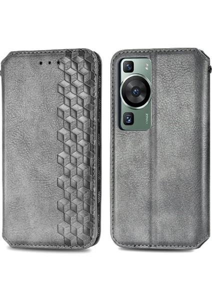 Huawei P60 Deri Telefon Kılıfı (Yurt Dışından)