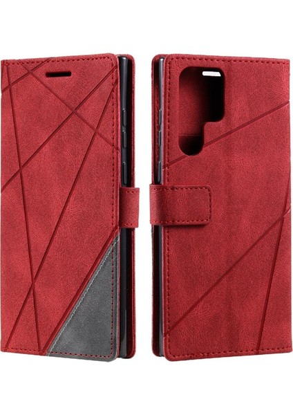 Samsung Galaxy S24 Ultra Pu Deri Telefon Kılıfı (Yurt Dışından)