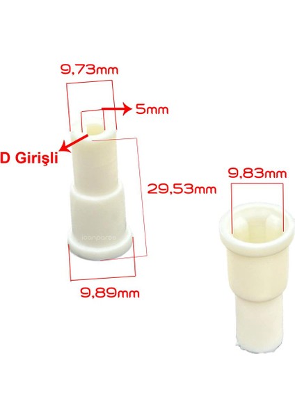 Arzum Uyumlu AR1141 Starblend Blender Motor Dişlisi (D Girişli)