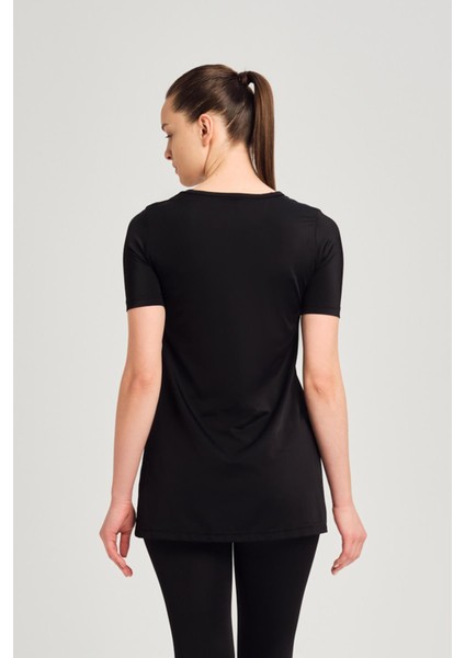 Siyah Yarım Kol Havuz Mayosu fırsatları