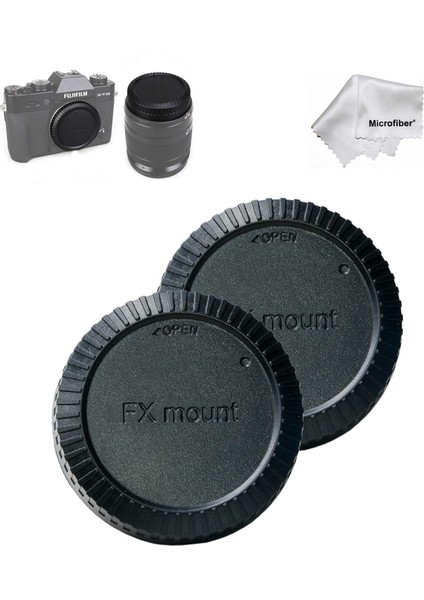 Body Ön ve Lens Arka Kapağı Fx Fujifilm X-H1 , X-H2 , X-H2S , X-M1 , X-Pro1 , X-Pro2 , X-Pro3