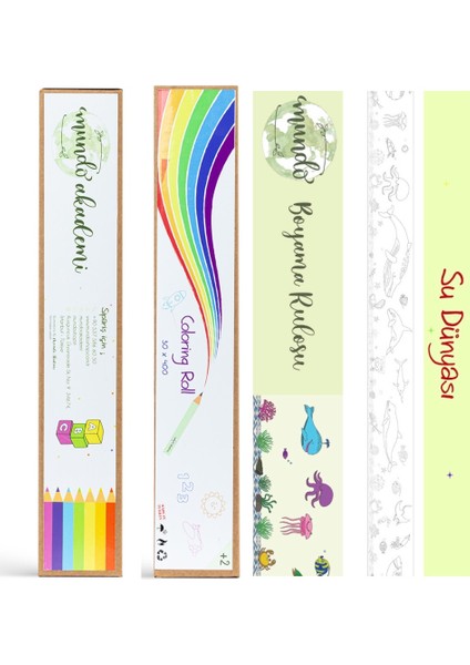 Su Dünyası -Coloring Roll