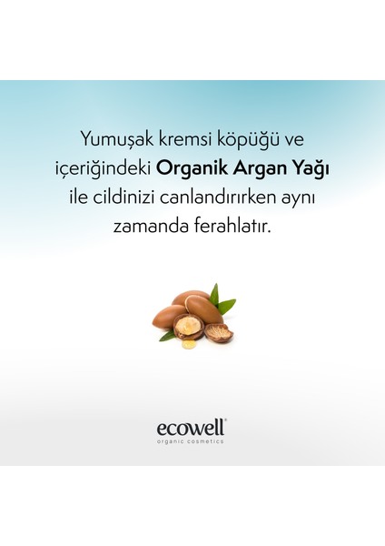 Duş Jeli, Organik & Vegan Sertifikalı, Arındırıcı, Tazeleyici, Hipoalerjenik, Argan Mucizesi, 300ml modelleri