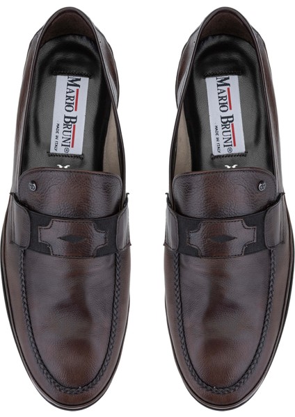 Erkek Deri Kahverengi Loafer Ayakkabı 1024 64607 Erk Ayk Y24 Grıllo fırsatları