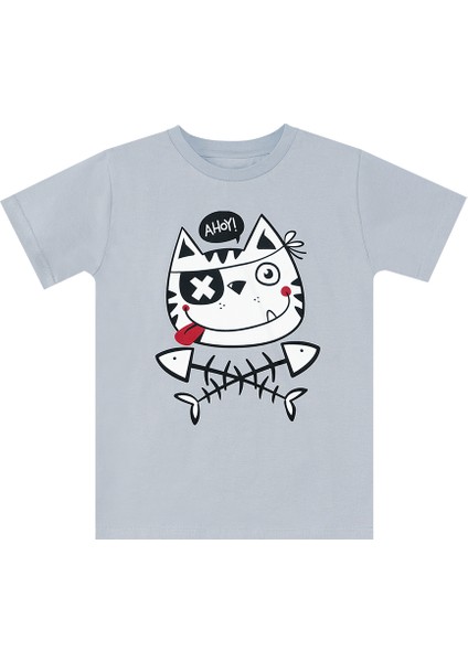 Ahoy Kedi Erkek Çocuk T-Shirt Şort Takım