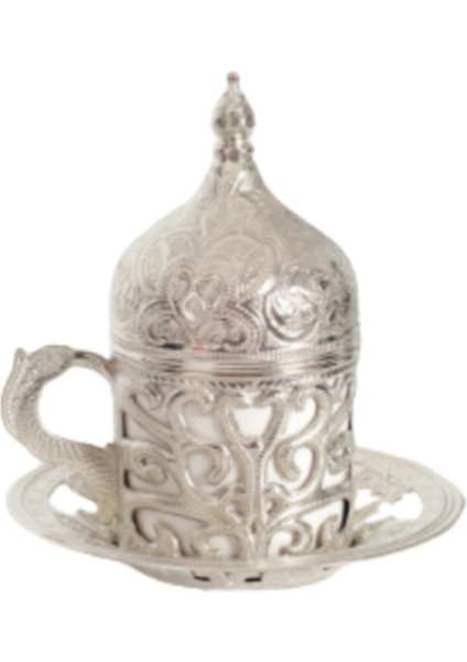 6 Kişilik Gümüş Bakir Fincan Takimi Türk Kahvesi Fincan Takımı, HEDIYE010 indirimleri